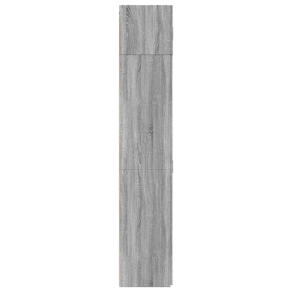 Storage Cabinet Grey Sonoma 70x42.5x225 cm Engineered Wood
