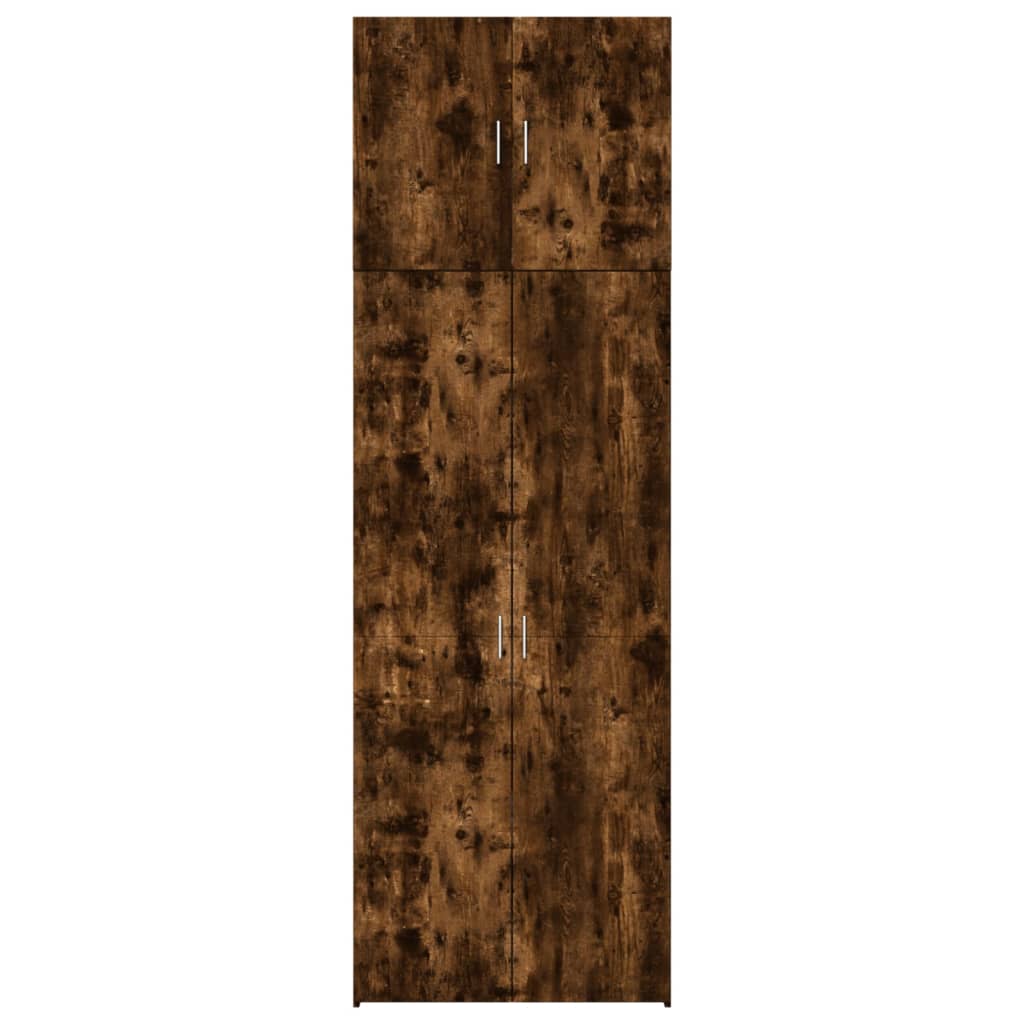 Highboard Smoked Oak 80x42.5x249 cm Engineered Wood