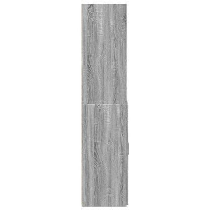Highboard Grey Sonoma 70x42,5x185 cm Engineered Wood