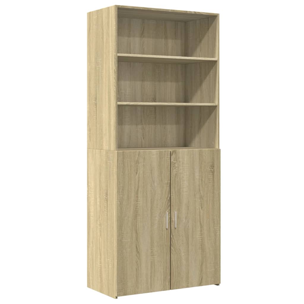 Highboard Sonoma Oak 80x42,5x185 cm Engineered Wood
