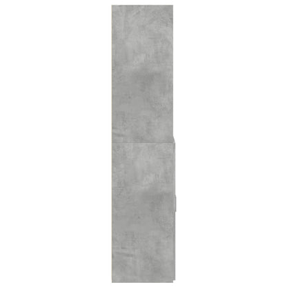 Highboard Concrete Grey 80x42,5x185 cm Engineered Wood