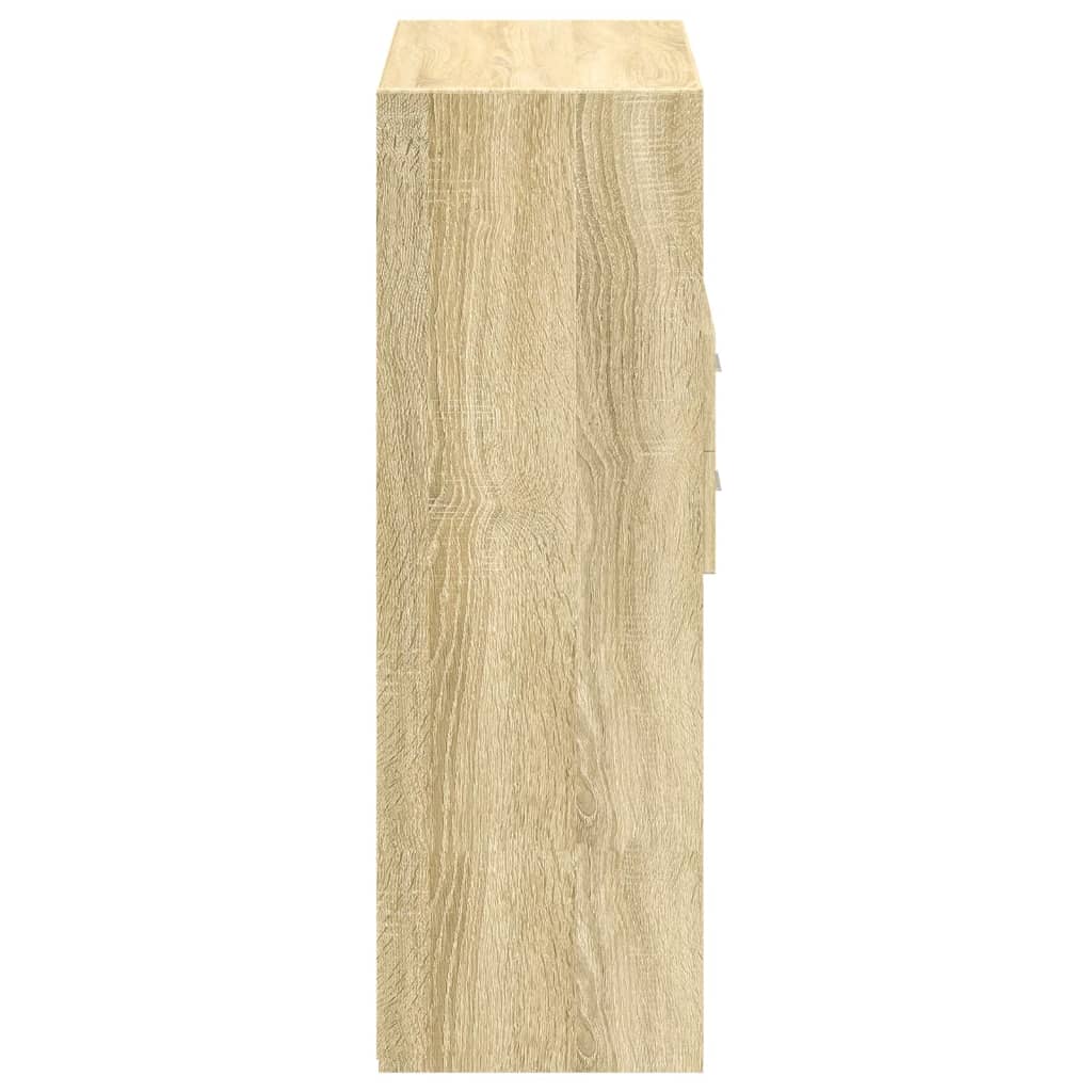 Highboard Sonoma Oak 80x42.5x124 cm Engineered Wood