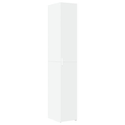 Highboard White 30x42,5x185 cm Engineered Wood
