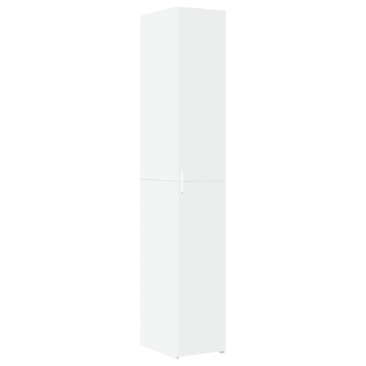 Highboard White 30x42,5x185 cm Engineered Wood