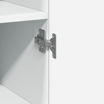 Highboard White 30x42,5x185 cm Engineered Wood