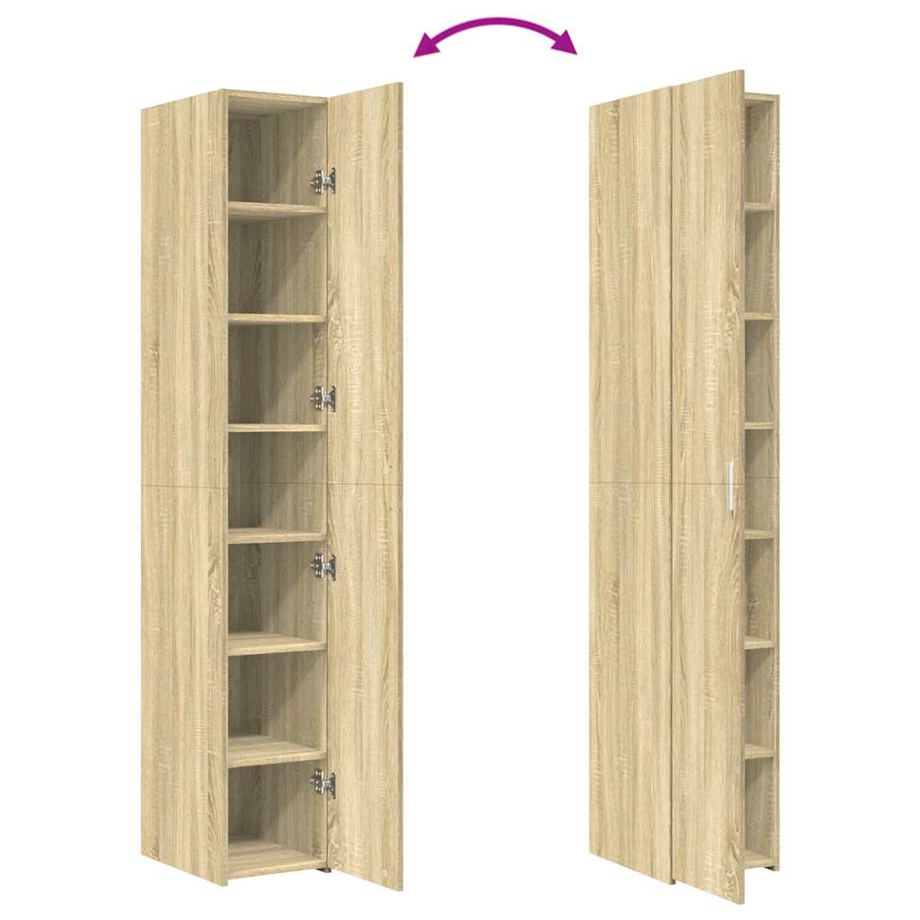 Highboard Sonoma Oak 30x42,5x185 cm Engineered Wood