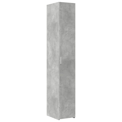 Highboard Concrete Grey 30x42,5x185 cm Engineered Wood