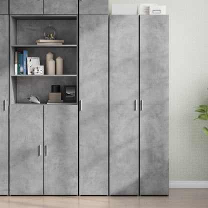 Highboard Concrete Grey 30x42,5x185 cm Engineered Wood