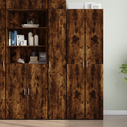 Highboard Smoked Oak 30x42,5x185 cm Engineered Wood