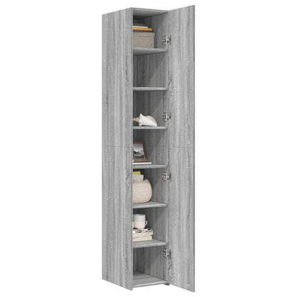 Highboard Grey Sonoma 30x42,5x185 cm Engineered Wood