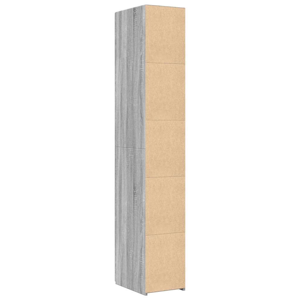 Highboard Grey Sonoma 30x42,5x185 cm Engineered Wood
