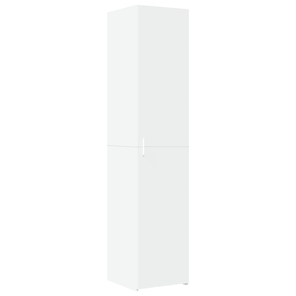Highboard White 40x42,5x185 cm Engineered Wood