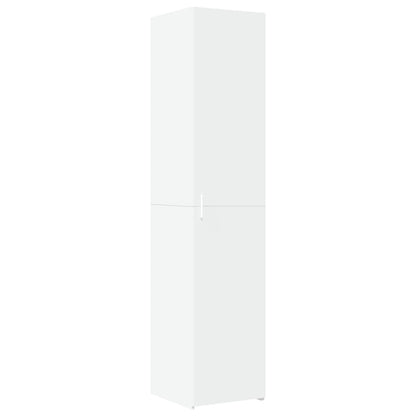 Highboard White 40x42,5x185 cm Engineered Wood