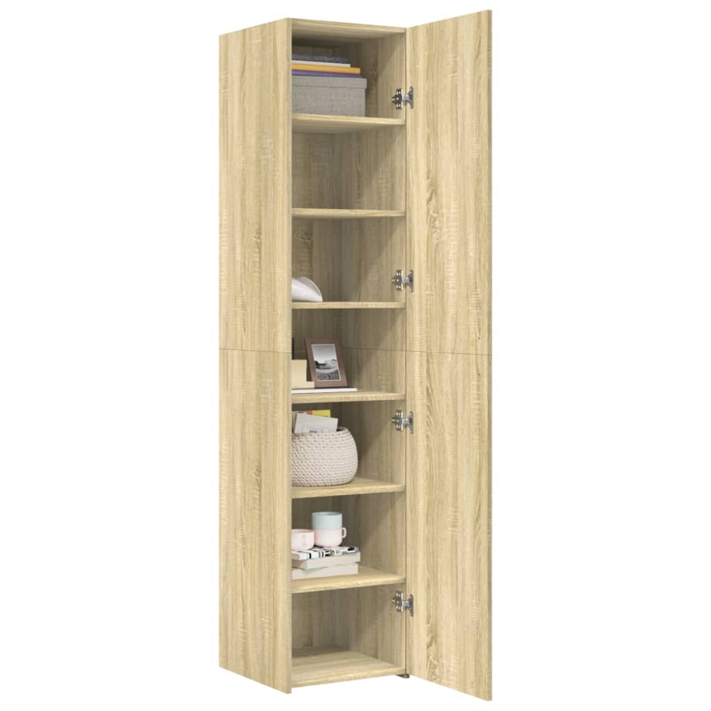 Highboard Sonoma Oak 40x42,5x185 cm Engineered Wood