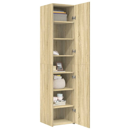 Highboard Sonoma Oak 40x42,5x185 cm Engineered Wood