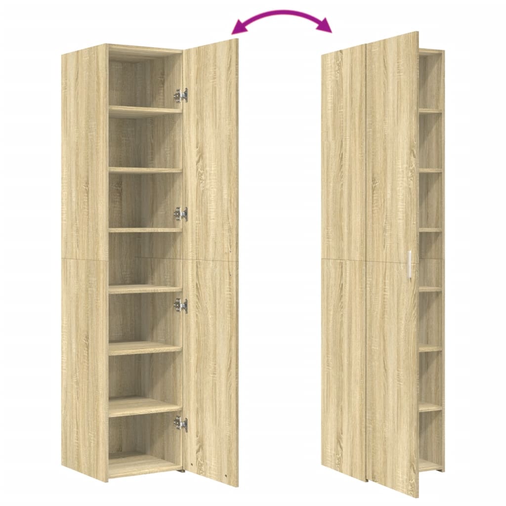 Highboard Sonoma Oak 40x42,5x185 cm Engineered Wood