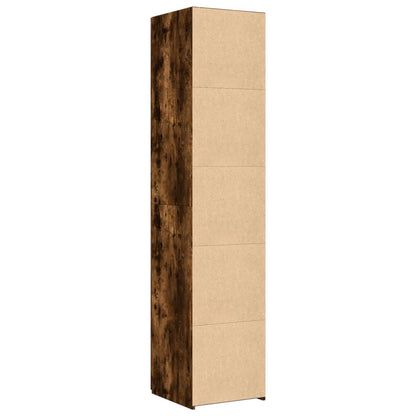 Highboard Smoked Oak 40x42,5x185 cm Engineered Wood