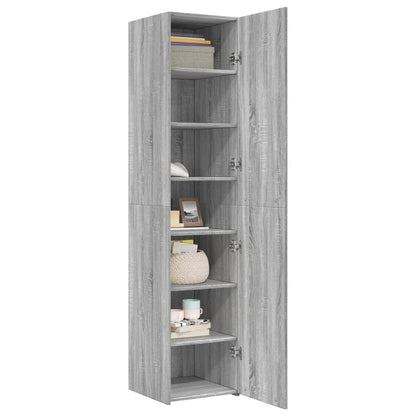Highboard Grey Sonoma 40x42,5x185 cm Engineered Wood