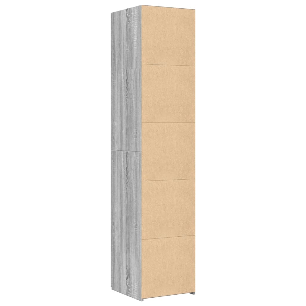 Highboard Grey Sonoma 40x42,5x185 cm Engineered Wood