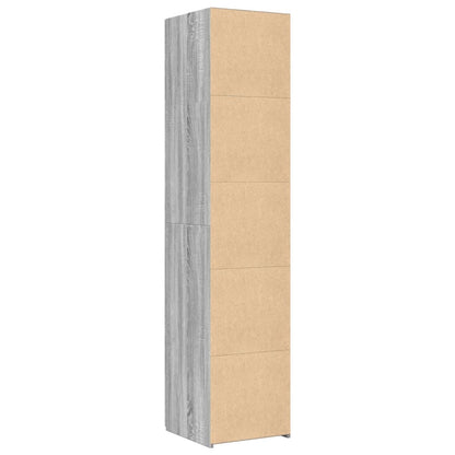 Highboard Grey Sonoma 40x42,5x185 cm Engineered Wood