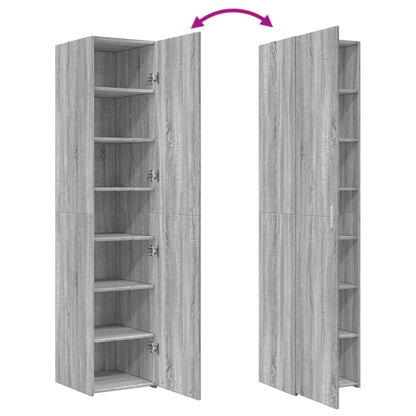Highboard Grey Sonoma 40x42,5x185 cm Engineered Wood