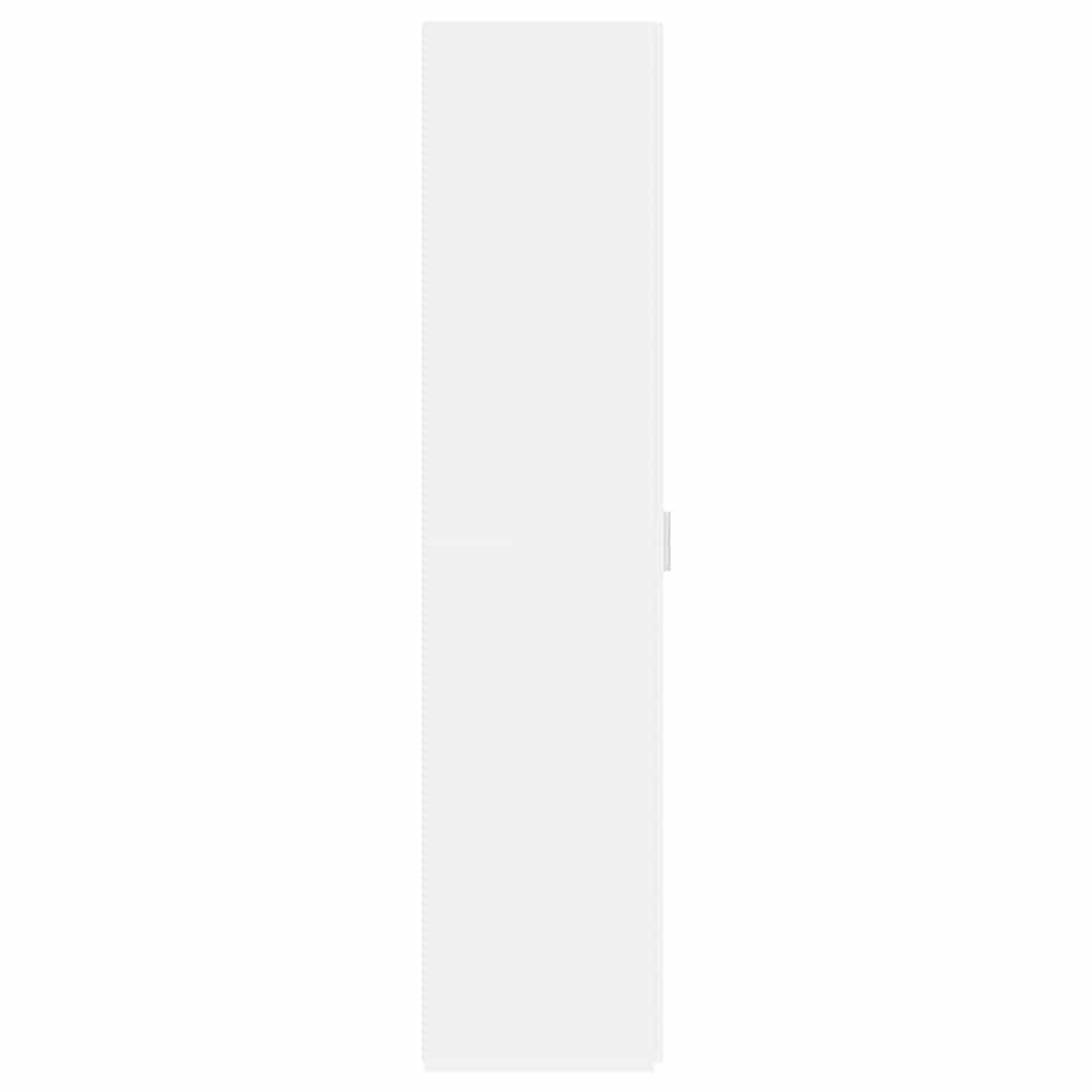 Highboard White 45x42,5x185 cm Engineered Wood