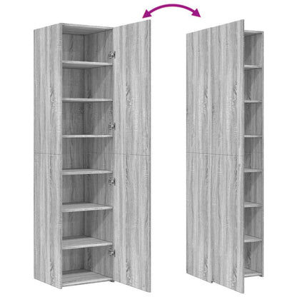Highboard Grey Sonoma 45x42,5x185 cm Engineered Wood