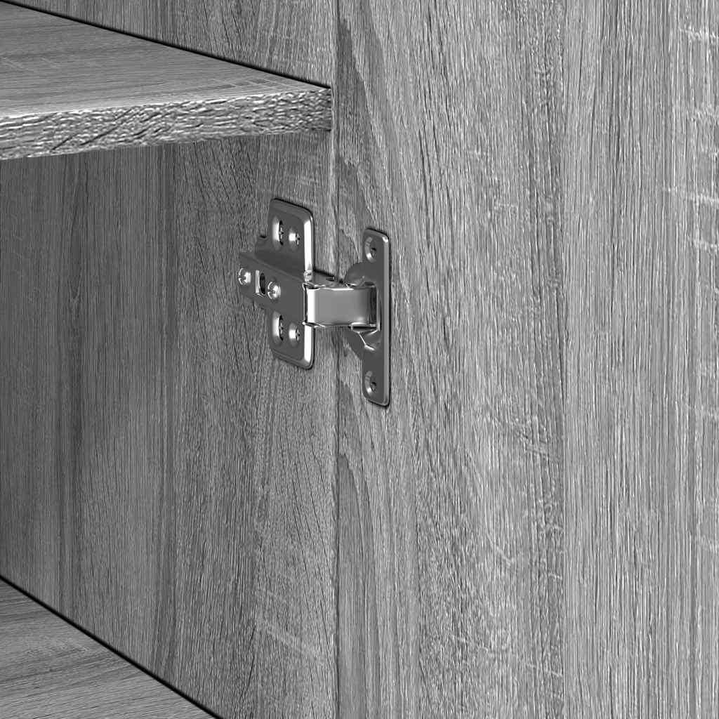 Highboard Grey Sonoma 45x42,5x185 cm Engineered Wood