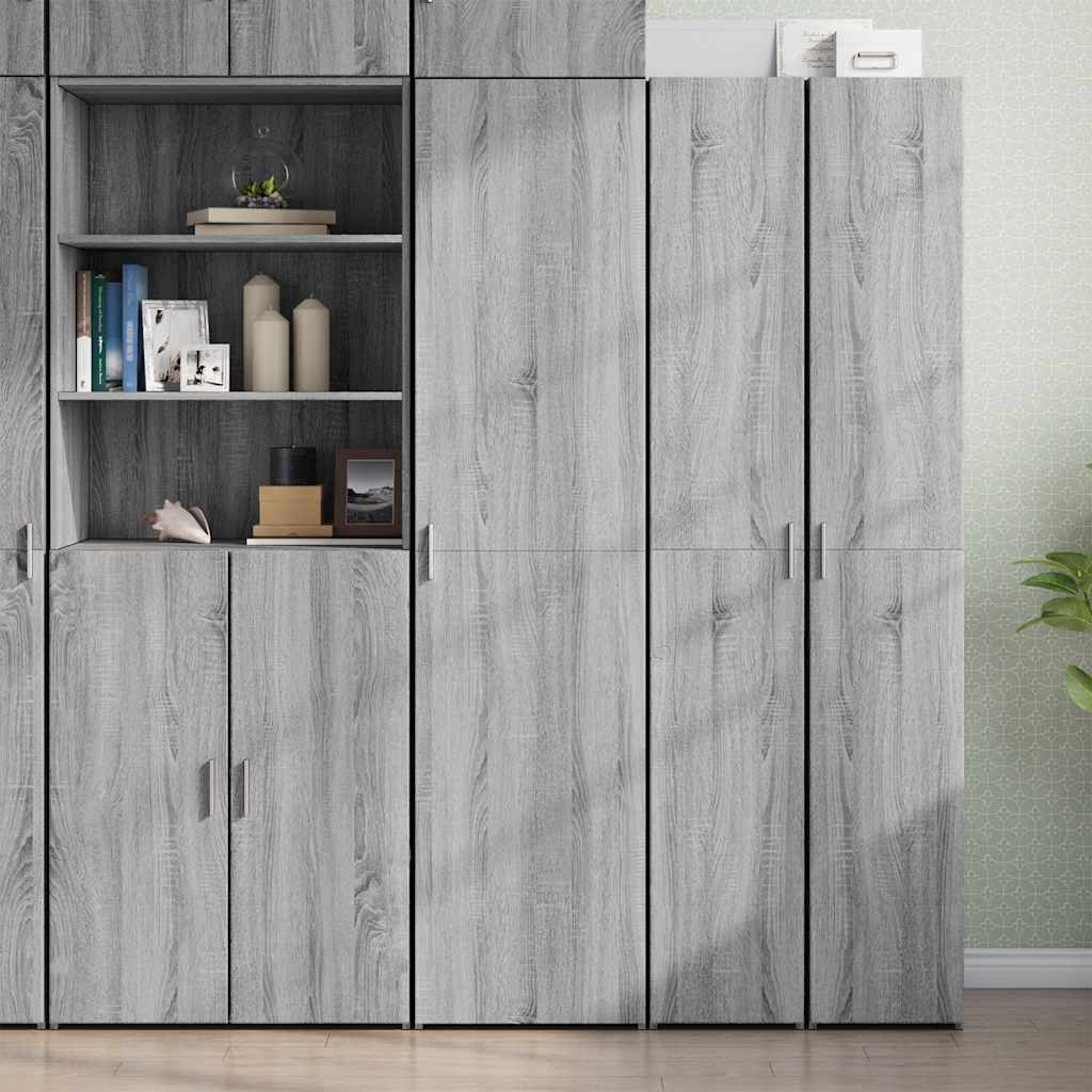 Highboard Grey Sonoma 45x42,5x185 cm Engineered Wood