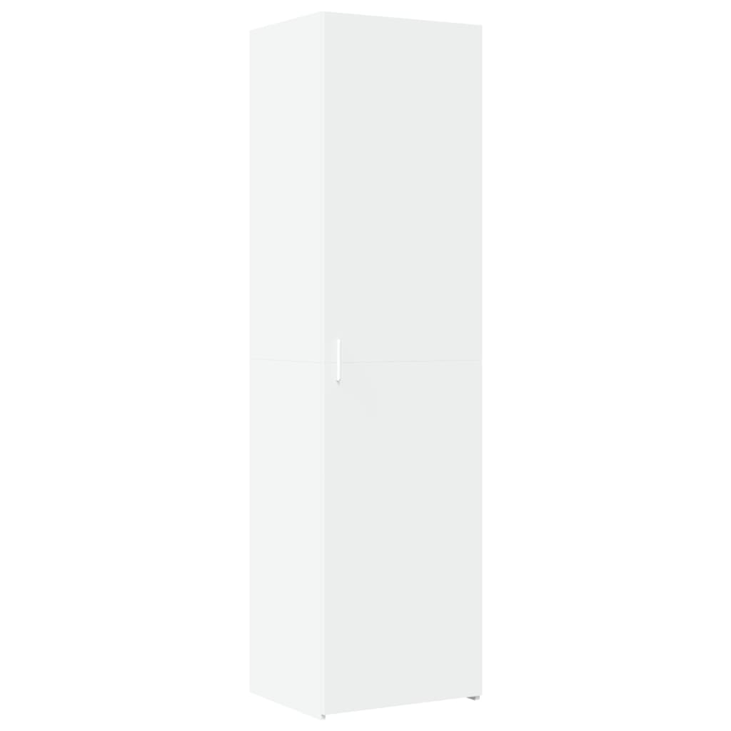 Highboard White 50x42,5x185 cm Engineered Wood
