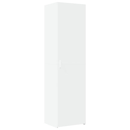 Highboard White 50x42,5x185 cm Engineered Wood