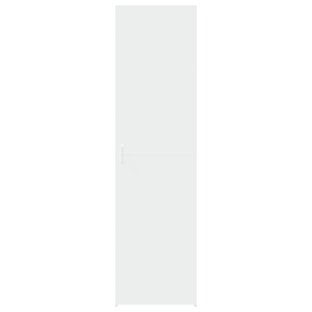 Highboard White 50x42,5x185 cm Engineered Wood