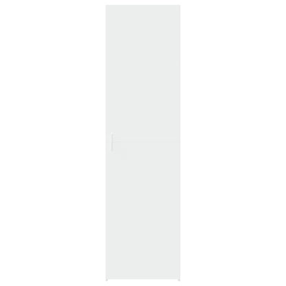 Highboard White 50x42,5x185 cm Engineered Wood