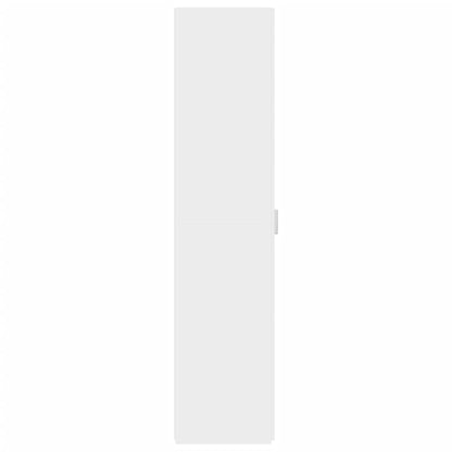 Highboard White 50x42,5x185 cm Engineered Wood