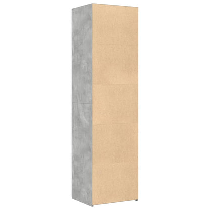 Highboard Concrete Grey 50x42,5x185 cm Engineered Wood