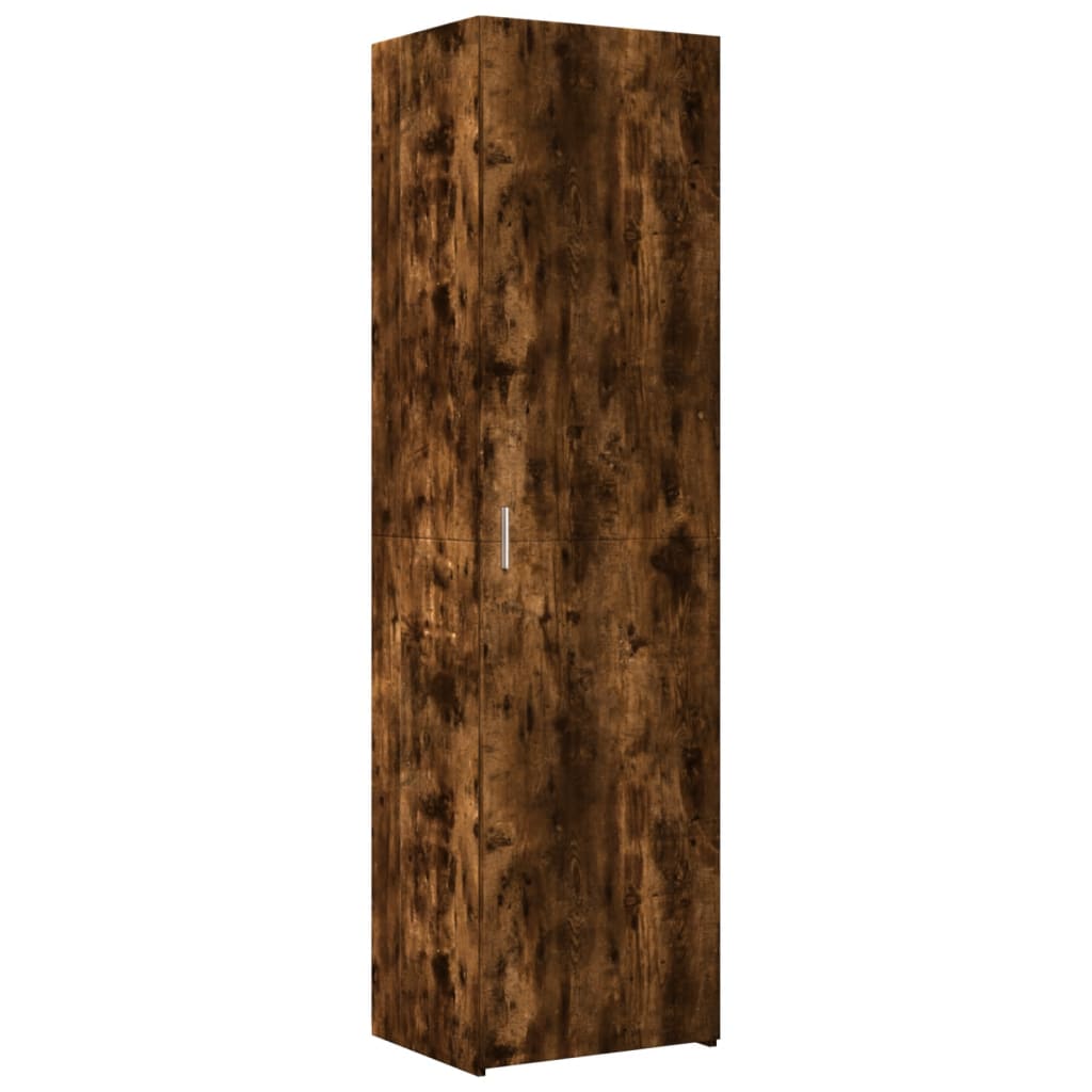 Highboard Smoked Oak 50x42,5x185 cm Engineered Wood