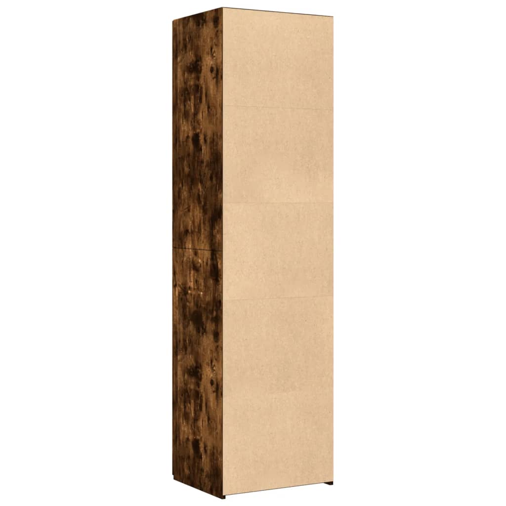 Highboard Smoked Oak 50x42,5x185 cm Engineered Wood