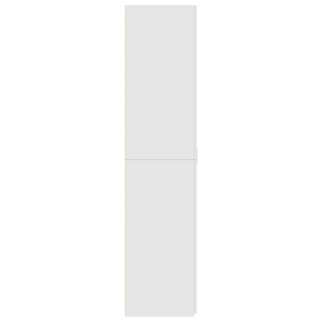 Highboard White 70x42,5x185 cm Engineered Wood