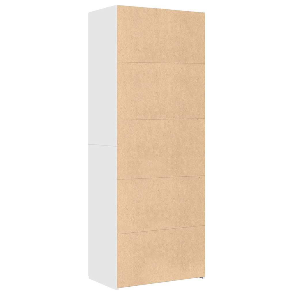 Highboard White 70x42,5x185 cm Engineered Wood