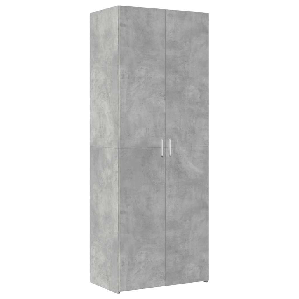 Highboard Concrete Grey 70x42,5x185 cm Engineered Wood