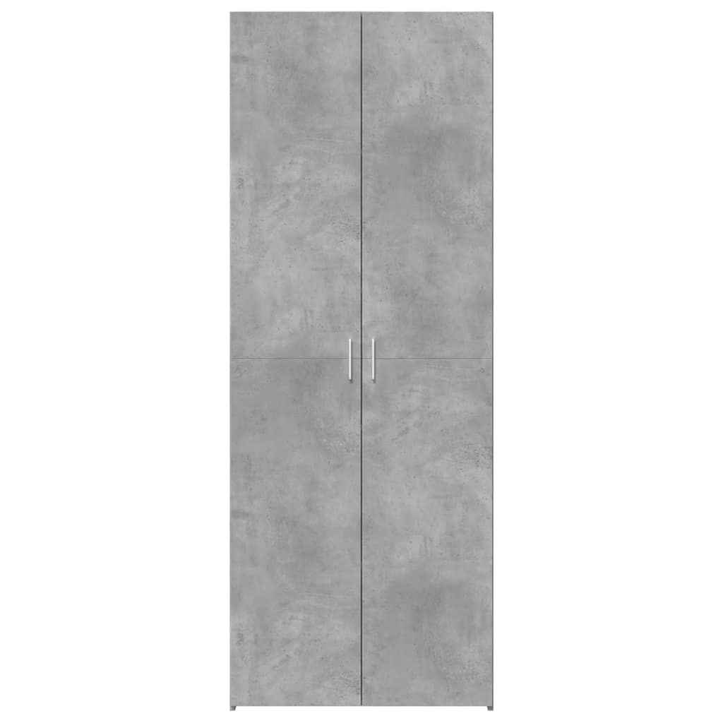 Highboard Concrete Grey 70x42,5x185 cm Engineered Wood