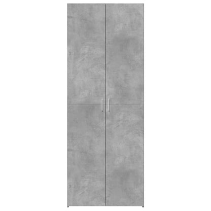 Highboard Concrete Grey 70x42,5x185 cm Engineered Wood