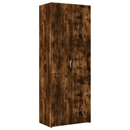 Highboard Smoked Oak 70x42,5x185 cm Engineered Wood