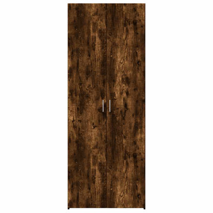 Highboard Smoked Oak 70x42,5x185 cm Engineered Wood