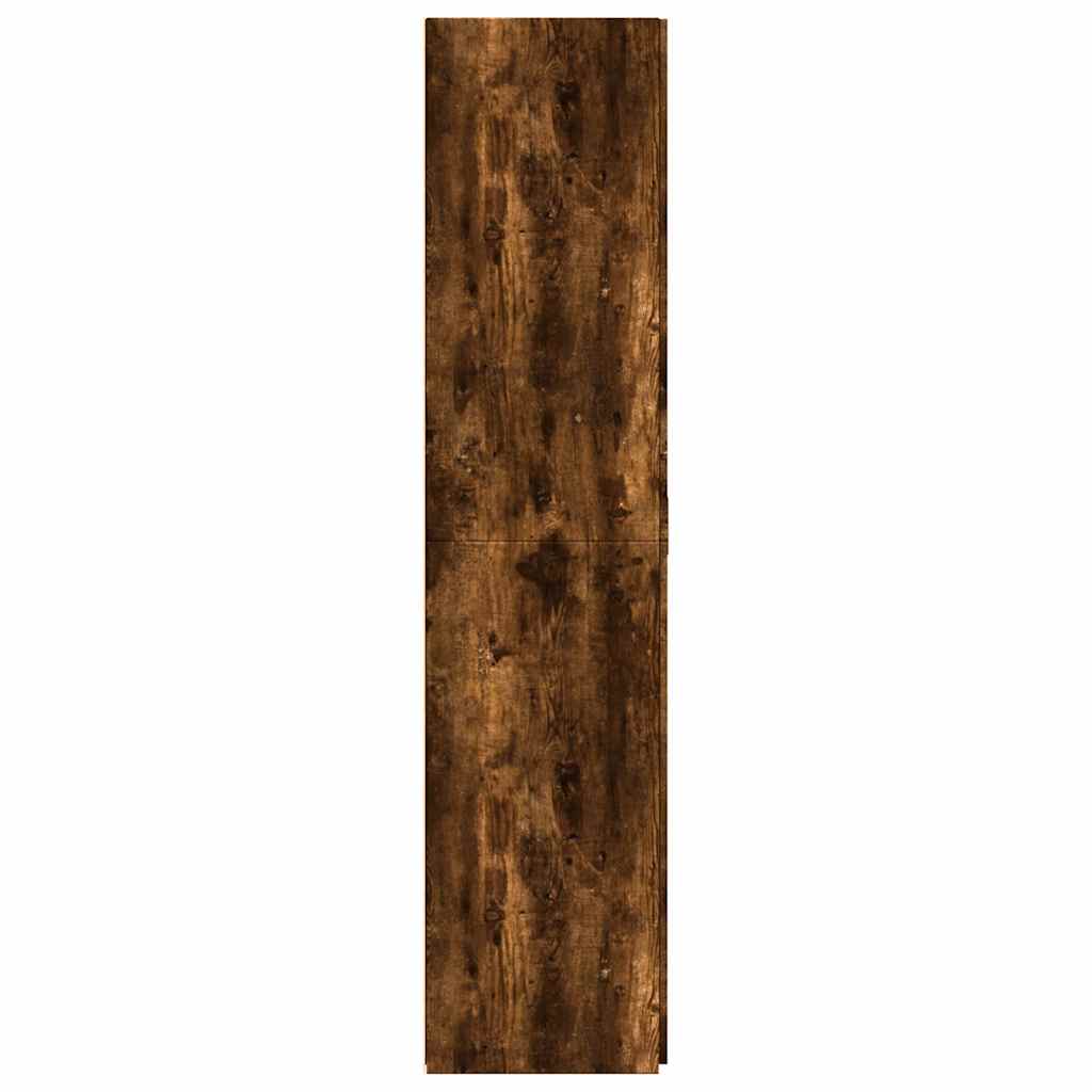 Highboard Smoked Oak 70x42,5x185 cm Engineered Wood