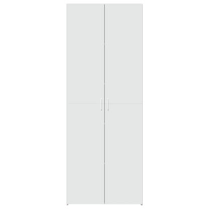 Highboard White 70x42,5x185 cm Engineered Wood
