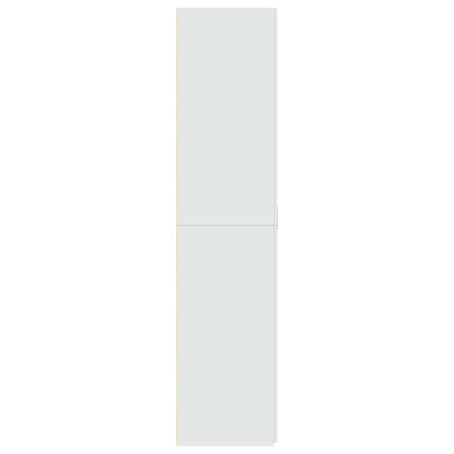 Highboard White 70x42,5x185 cm Engineered Wood