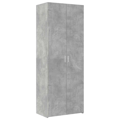 Highboard Concrete Grey 70x42,5x185 cm Engineered Wood