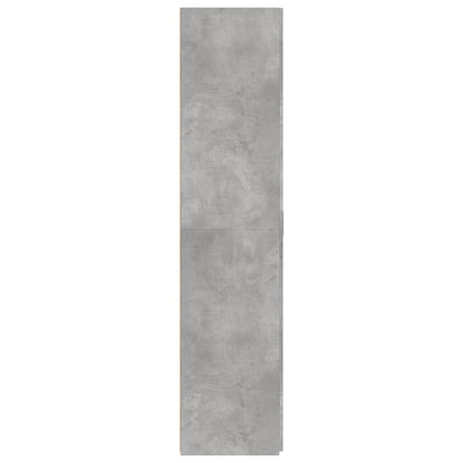 Highboard Concrete Grey 70x42,5x185 cm Engineered Wood