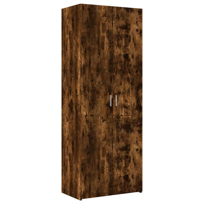 Highboard Smoked Oak 70x42,5x185 cm Engineered Wood